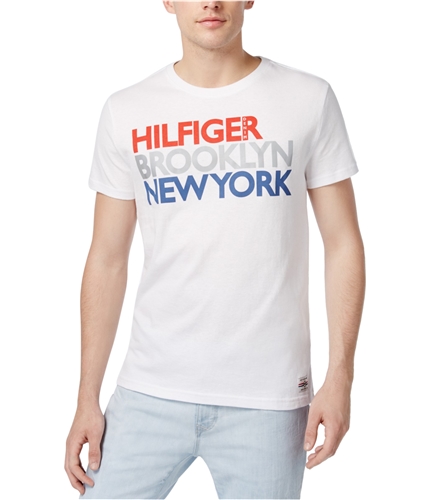 Tommy Hilfiger Mens Brooklyn New York Graphic T-Shirt 901 2XL