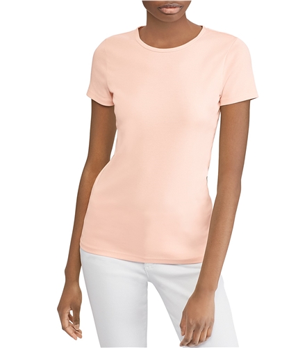 Ralph Lauren Womens Knit Basic T-Shirt pinks S