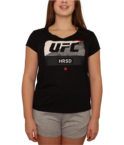 Reebok Womens UFC HRSD Graphic T-Shirt black S