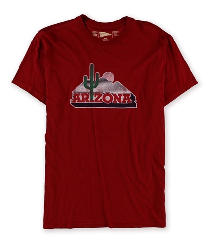 Distant Replays Mens Arizona Graphic T-Shirt deepred M