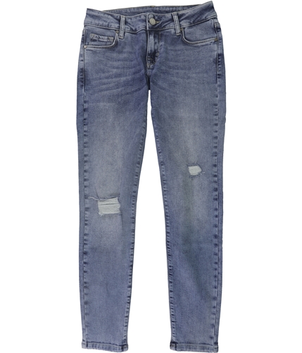 DSTLD Womens Distressed Skinny Fit Jeans blue 26x28