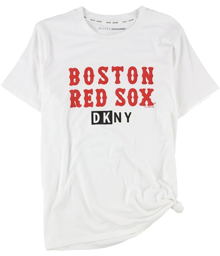 DKNY Womens Boston Red Sox Graphic T-Shirt brx L