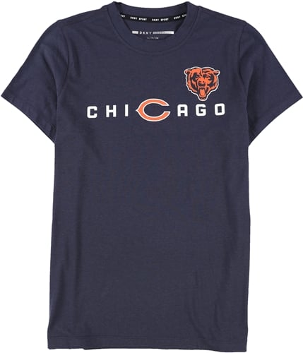 DKNY Womens Chicago Bears Logo Graphic T-Shirt bea S