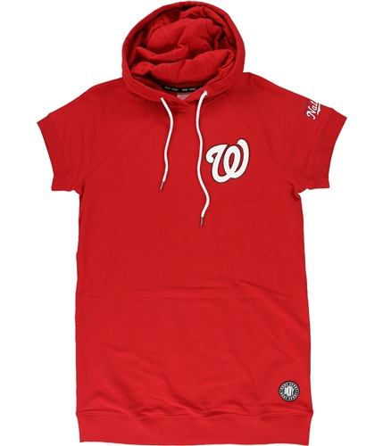 DKNY Womens Washington Nationals Hoodie Shirt Dress wnl S
