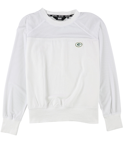 DKNY Womens Green Bay Packers Graphic T-Shirt pac S