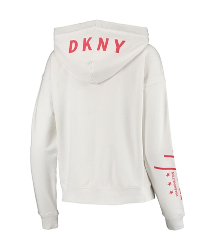 DKNY Womens Washington Capitals Hoodie Sweatshirt wac S