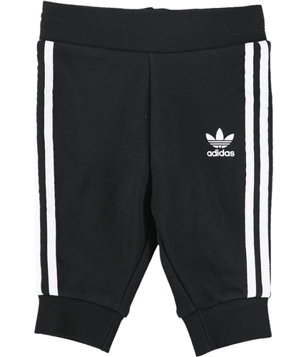Adidas Boys 2-Tone Athletic Sweatpants black 6 mos/7