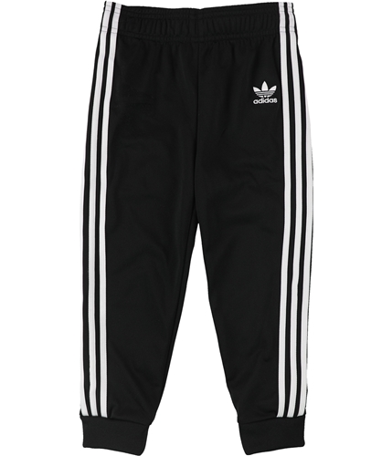 Adidas Boys Solid Athletic Track Pants black 2T/11