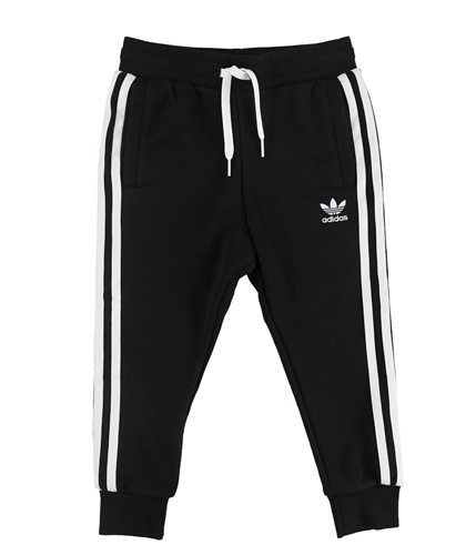 Adidas Boys 2-Tone Athletic Sweatpants black 4T/15