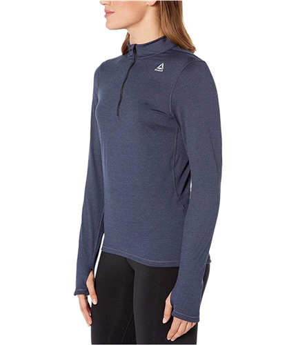 Reebok Womens 1/4-Zip Pullover Sweater hernvy S