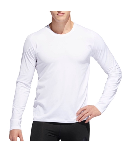 Adidas Mens Alphaskin Basic T-Shirt white S