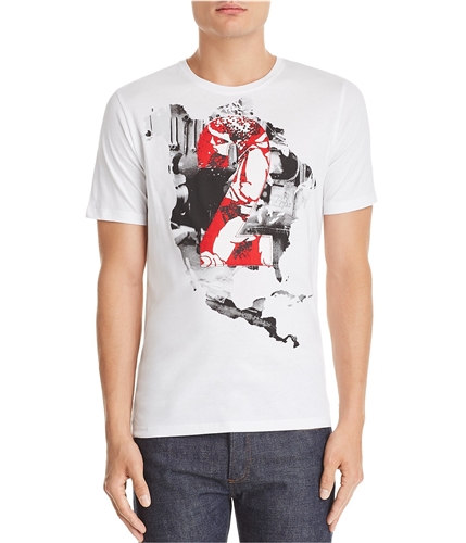 Prps Goods & Co. Mens 2 Map Graphic T-Shirt white M