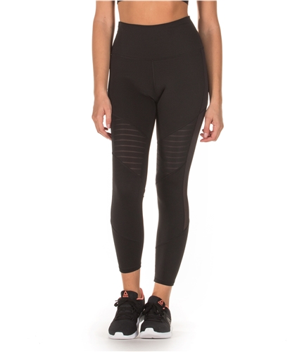 Reebok Womens Lux Compression Athletic Pants black XXS/25