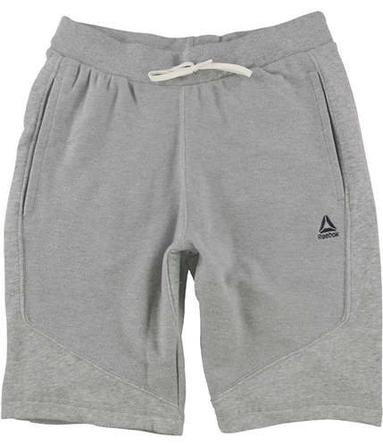 Reebok Mens TE Twill Athletic Workout Shorts gray S