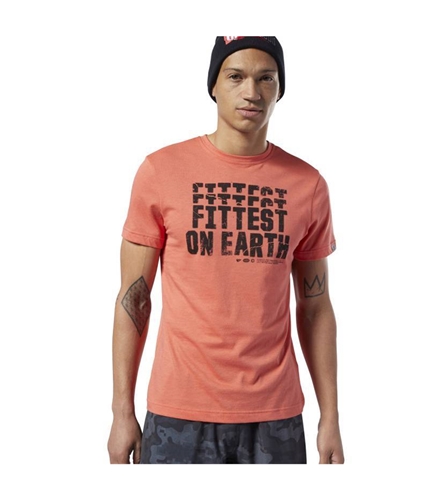 Reebok Mens Crossfit Top Graphic T-Shirt rosett S