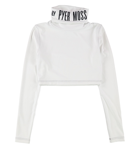 Reebok Womens Pyer Moss Embellished T-Shirt white S