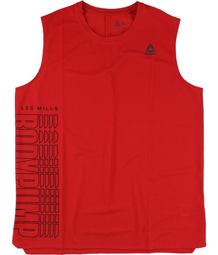 Reebok Men's Top - Red - M