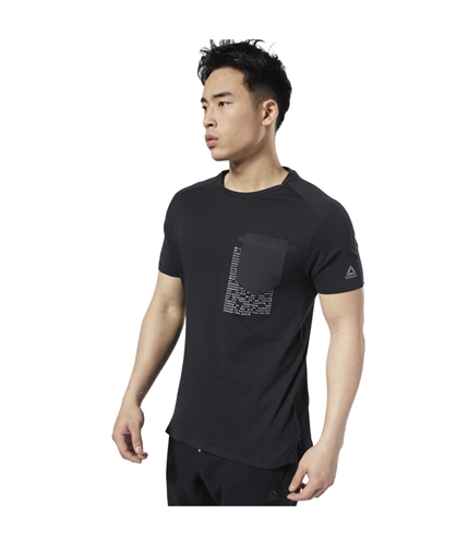 Reebok Mens Move Graphic T-Shirt black M