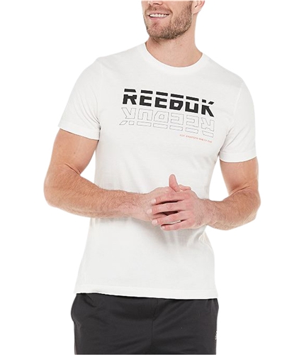 Reebok Mens MYT Graphic T-Shirt white M