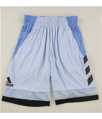 Adidas Mens 3-Tone Athletic Workout Shorts blue S