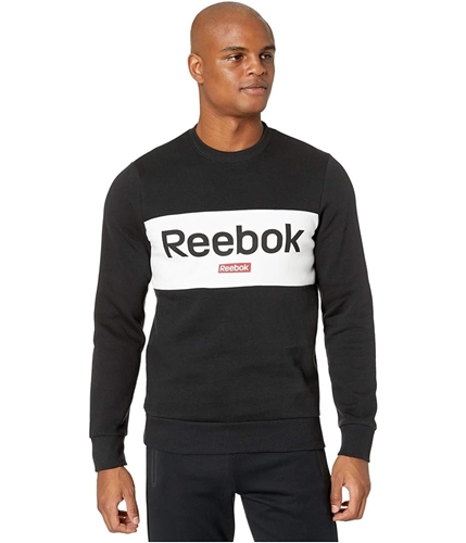 Reebok Mens Training Essentials Big Logo Sweatshirt black XS