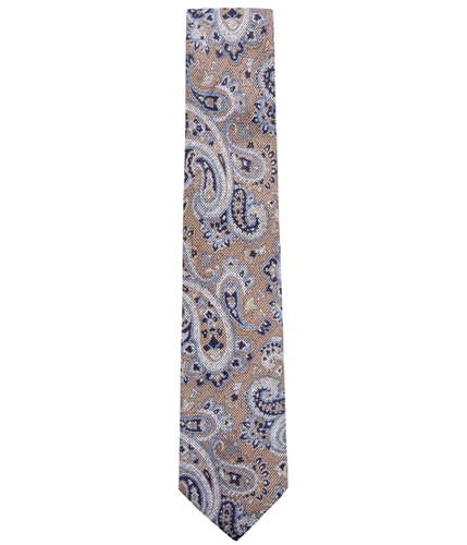 Tasso Elba Mens Paisley Self-tied Necktie taupe One Size