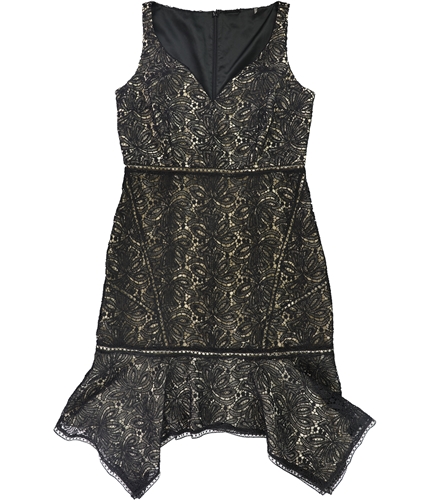 Elie Tahari Womens Mariya Cocktail Dress black 10