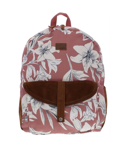 Roxy Womens Floral Standard Backpack pink