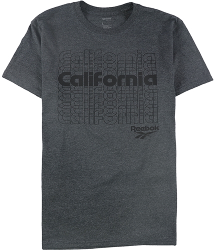 Reebok Mens California Graphic T-Shirt dkheather M