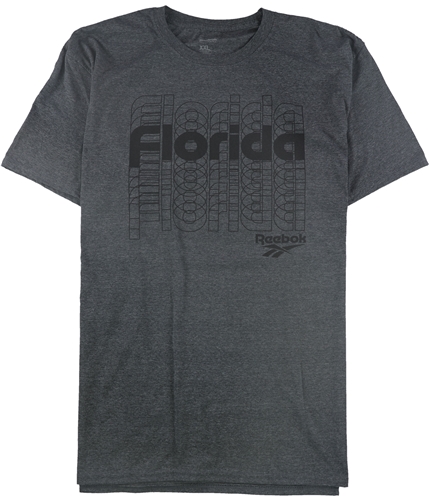Reebok Mens Florida Graphic T-Shirt dkheather 2XL