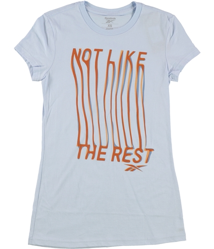 Reebok Womens Not Like The Rest Graphic T-Shirt blue XS