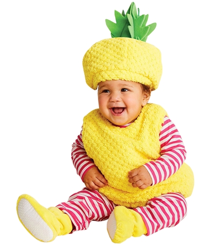 Hyde and Eek! Boutique Girls Pineapple Complete Costume pinkyellow 0-6 mos