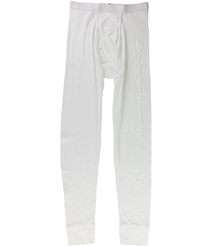 Alfani Mens B & T Waffle Knit Thermal Pants white Big 1X