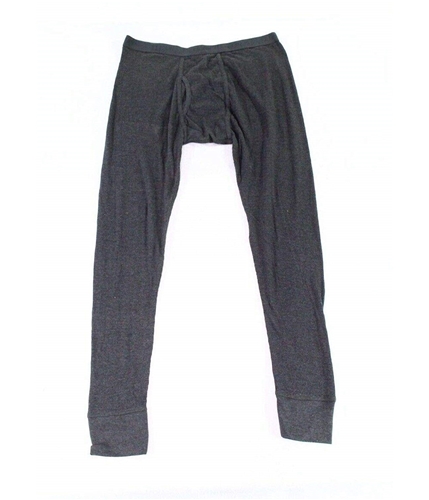 Alfani Mens Solid Textured Thermal Pajama Pants black M/32