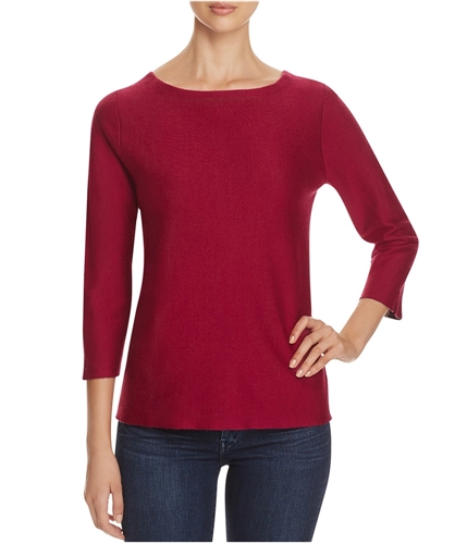 Finity Womens Knit Pullover Blouse magenta S