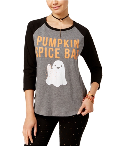 Doe Womens Pumpkin Spice Graphic T-Shirt hcbk S