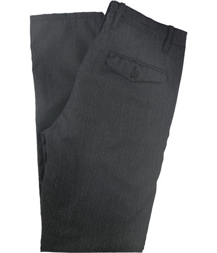 Rogue State Mens Stripe Casual Trouser Pants black 30x32