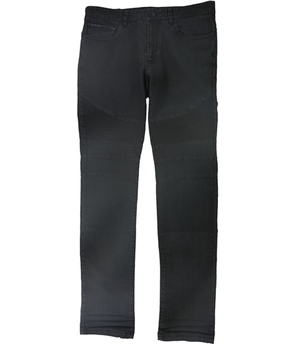 Rogue State Mens Textured Straight Leg Jeans black 31x33
