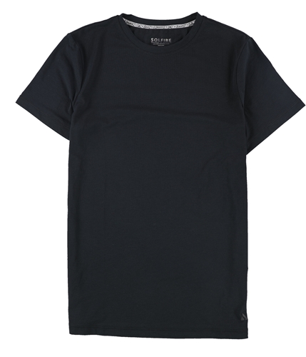 SOLFIRE Mens Standard Basic T-Shirt black XS