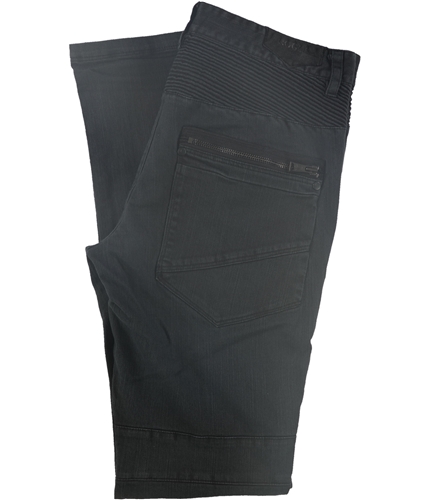 Rogue State Mens Textured Straight Leg Jeans black 31x32