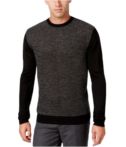 Ryan Seacrest Mens Colorblock Pullover Sweater jetblack 2XL