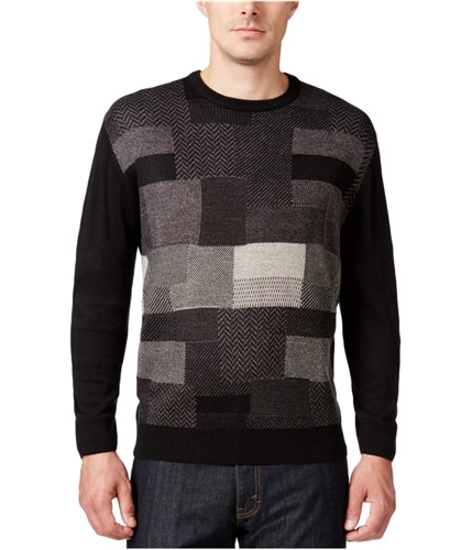 Weatherproof Mens Knit Pullover Sweater black M