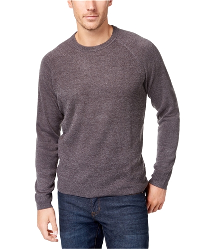 Weatherproof Mens Textured Raglan Pullover Sweater sootmarl S