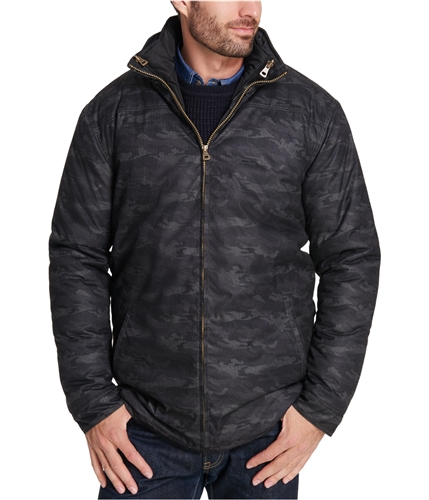 Weatherproof Mens Camo Benton Jacket grey M