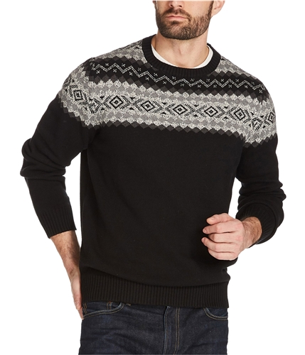 Weatherproof Mens Vintage Knit Sweater black S