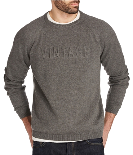 Weatherproof Mens Vintage Pullover Sweater smokegrayhtr S