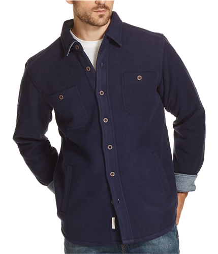 Weatherproof Mens Fleece Lined Shirt Jacket medblue S