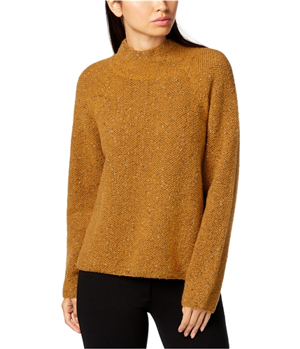 Eileen Fisher Womens Textured Pullover Sweater mustard M