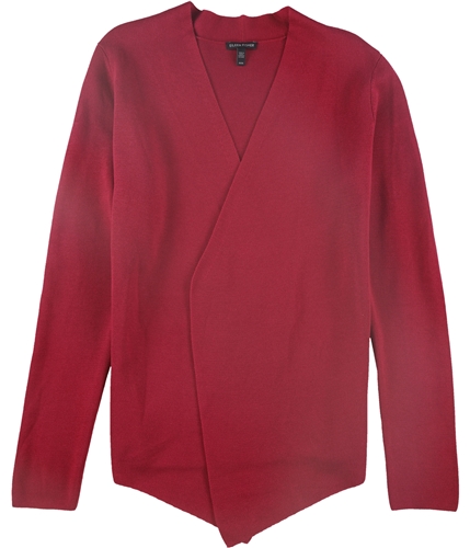 Eileen Fisher Womens Angle-Front Cardigan Sweater radish M