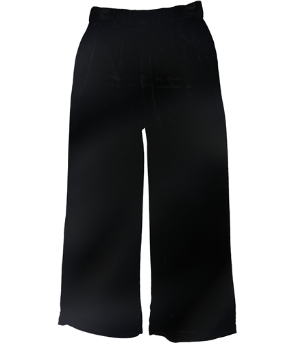 Eileen Fisher Womens Velvet Casual Wide Leg Pants black XS/27